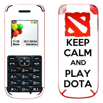   «Keep calm and Play DOTA»   LG A100