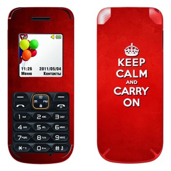  «Keep calm and carry on - »   LG A100