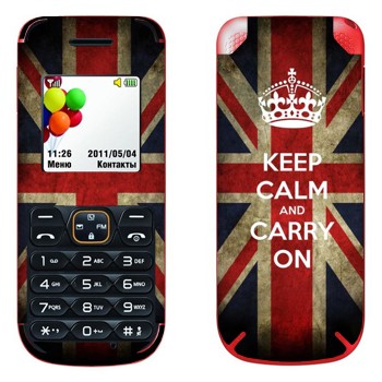   «Keep calm and carry on»   LG A100