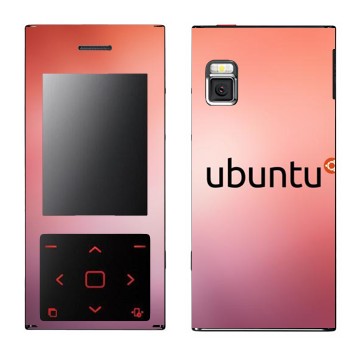   «Ubuntu»   LG BL20 Chocolate