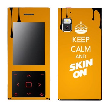   «Keep calm and Skinon»   LG BL20 Chocolate