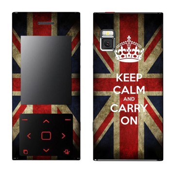   «Keep calm and carry on»   LG BL20 Chocolate