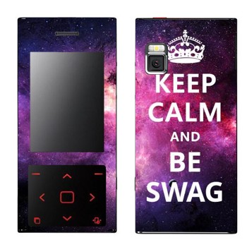  «Keep Calm and be SWAG»   LG BL20 Chocolate