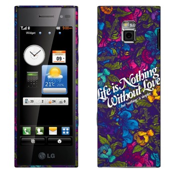   « Life is nothing without Love  »   LG BL40 New Chocolate