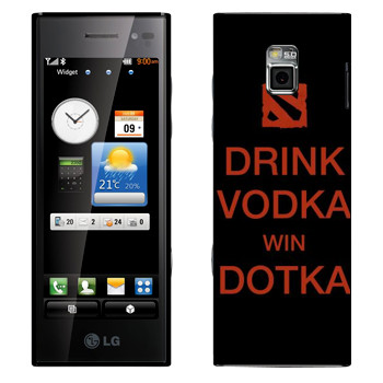   «Drink Vodka With Dotka»   LG BL40 New Chocolate