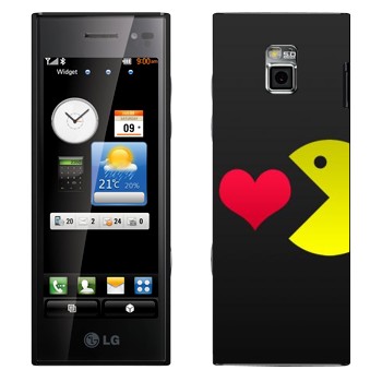   «I love Pacman»   LG BL40 New Chocolate