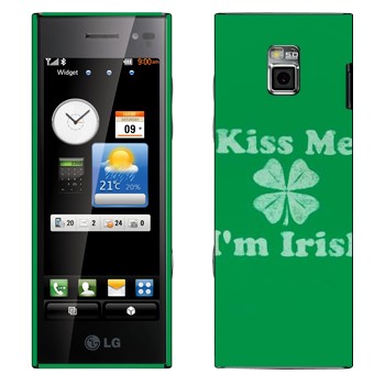   «Kiss me - I'm Irish»   LG BL40 New Chocolate