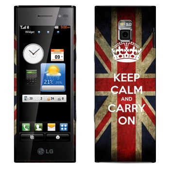   «Keep calm and carry on»   LG BL40 New Chocolate