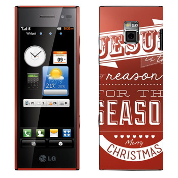   «Jesus is the reason for the season»   LG BL40 New Chocolate