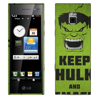   «Keep Hulk and»   LG BL40 New Chocolate