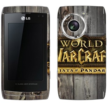   «World of Warcraft : Mists Pandaria »   LG GC900 Viewty Smart