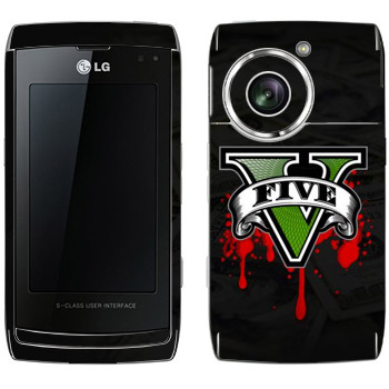   «GTA 5 - logo blood»   LG GC900 Viewty Smart