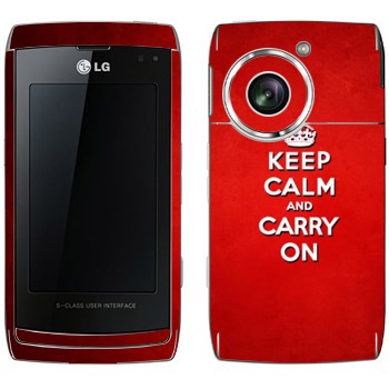   «Keep calm and carry on - »   LG GC900 Viewty Smart