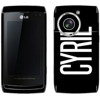   «Cyril»   LG GC900 Viewty Smart