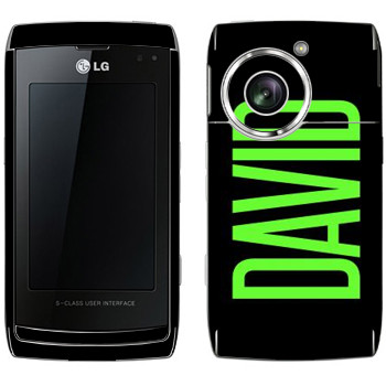   «David»   LG GC900 Viewty Smart