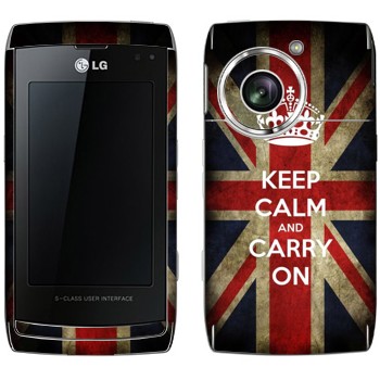   «Keep calm and carry on»   LG GC900 Viewty Smart