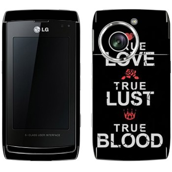   «True Love - True Lust - True Blood»   LG GC900 Viewty Smart