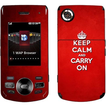   «Keep calm and carry on - »   LG GD330