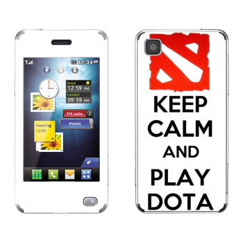   «Keep calm and Play DOTA»   LG GD510