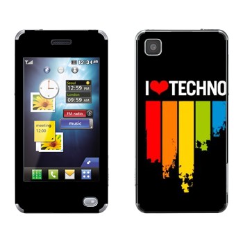   «I love techno»   LG GD510