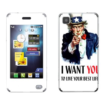   « : I want you!»   LG GD510