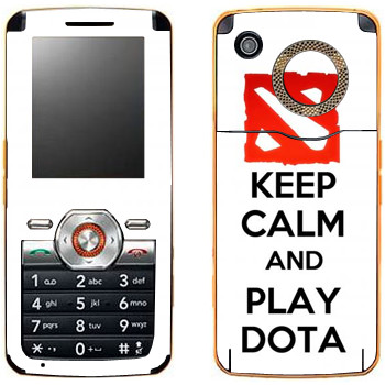   «Keep calm and Play DOTA»   LG GM205