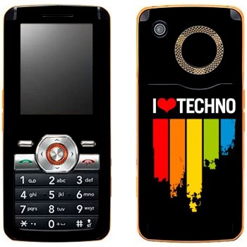   «I love techno»   LG GM205