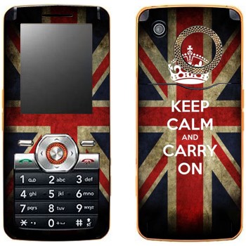   «Keep calm and carry on»   LG GM205