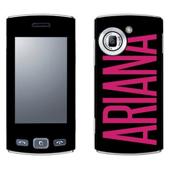   «Ariana»   LG GM360 Viewty Snap