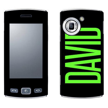   «David»   LG GM360 Viewty Snap