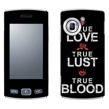   «True Love - True Lust - True Blood»   LG GM360 Viewty Snap