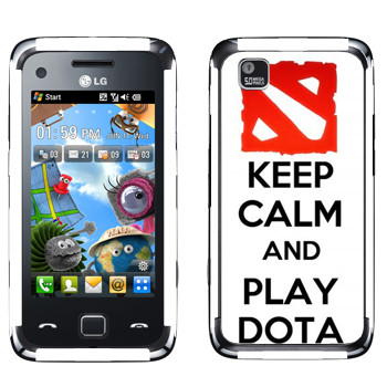   «Keep calm and Play DOTA»   LG GM730