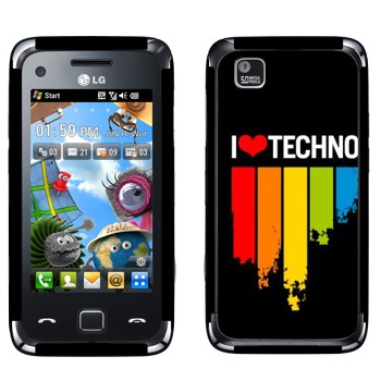   «I love techno»   LG GM730