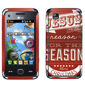   «Jesus is the reason for the season»   LG GM730