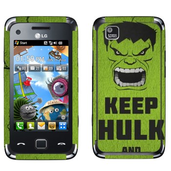   «Keep Hulk and»   LG GM730