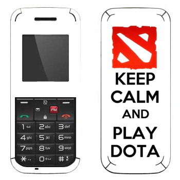   «Keep calm and Play DOTA»   LG GS107