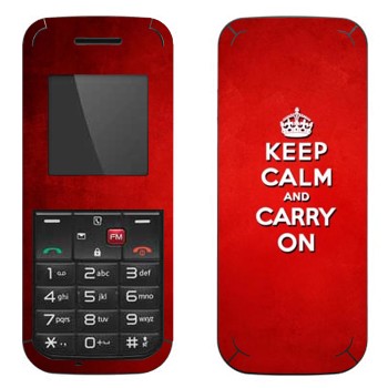   «Keep calm and carry on - »   LG GS107