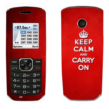   «Keep calm and carry on - »   LG GS155
