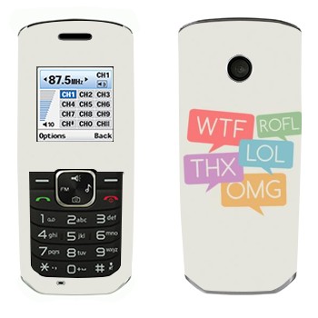   «WTF, ROFL, THX, LOL, OMG»   LG GS155