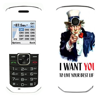   « : I want you!»   LG GS155