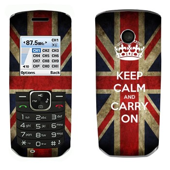   «Keep calm and carry on»   LG GS155