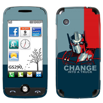   « : Change into a truck»   LG GS290 Cookie Fresh