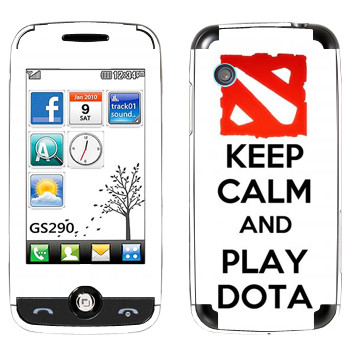   «Keep calm and Play DOTA»   LG GS290 Cookie Fresh