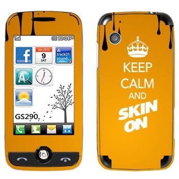   «Keep calm and Skinon»   LG GS290 Cookie Fresh