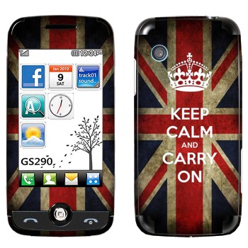   «Keep calm and carry on»   LG GS290 Cookie Fresh