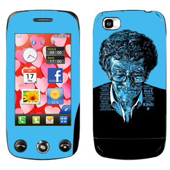   «Kurt Vonnegut : Got to be kind»   LG GS500 Cookie Plus