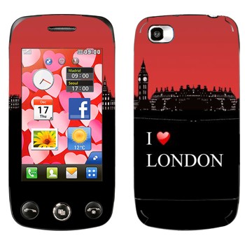   «I love London»   LG GS500 Cookie Plus