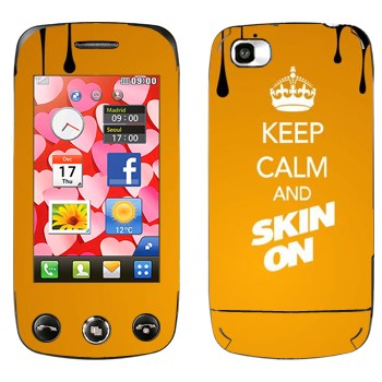   «Keep calm and Skinon»   LG GS500 Cookie Plus