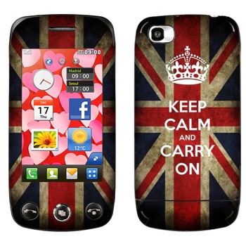   «Keep calm and carry on»   LG GS500 Cookie Plus