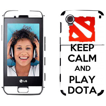   «Keep calm and Play DOTA»   LG GT400 Viewty Smile